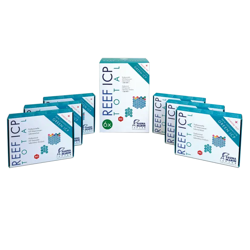 Fauna Marin SRL ICP Test Total por Encima de 90 valores, análisis de Agua de los Principales Macro y oligoelementos