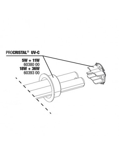 JBL - PC UV-C - Schutz für 18,36W-Lampe