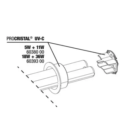 JBL - PC UV-C - Bescherming voor 18,36W lamp JBL - PC UV-C - Bescherming voor 18,36W lamp