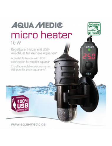 AQUA MEDIC - Micro heater - 10 W - Chauffage pour les petits aquariums