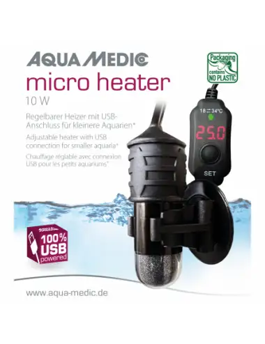 AQUA MEDIC - Mikro grijač - 10 W - Grijanje za male akvarije