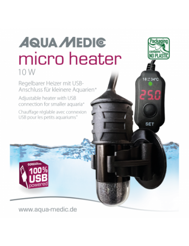 AQUA MEDIC - Mikroheizer - 10 W - Heizung für kleine Aquarien