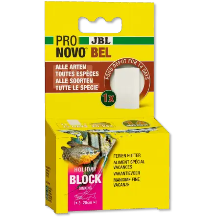 JBL - Holiday block - Aliment vacances poissons d'eau douce JBL - Holiday block - Aliment vacances poissons d'eau douce