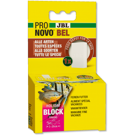 JBL - Holiday block - Aliment vacances poissons d'eau douce