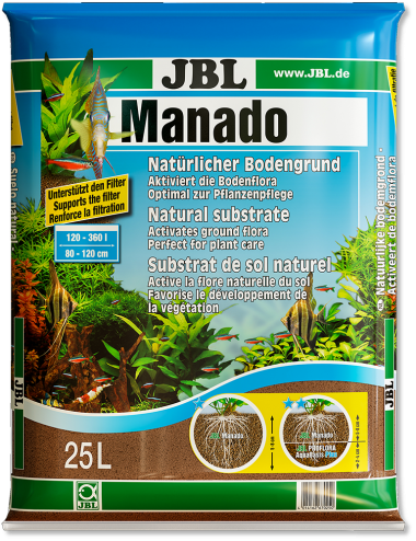JBL - Manado 25l - Natural ground substrate for freshwater aquariums