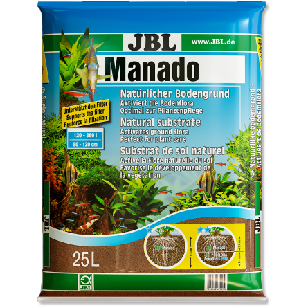 JBL - Manado 25l - Prirodni zemljani supstrat za slatkovodne akvarije JBL - Manado 25l - Prirodni zemljani supstrat za slatkovodne akvarije