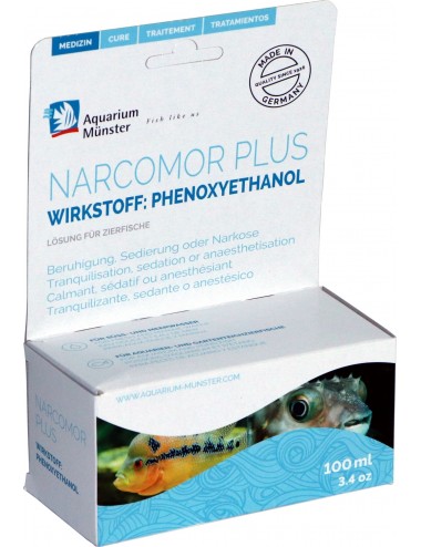 Aquarium Munster - Narcomor Plus 100ml - Pomirjevalo za ribe