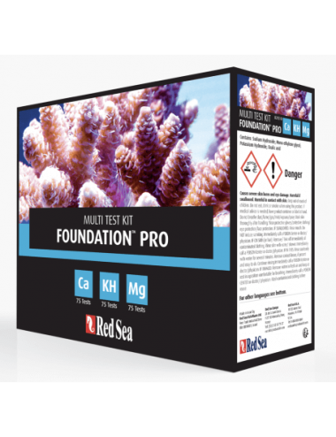 RED SEA - Reef Foundation Pro MultiTest-Kit (Ca, KH, Mg)