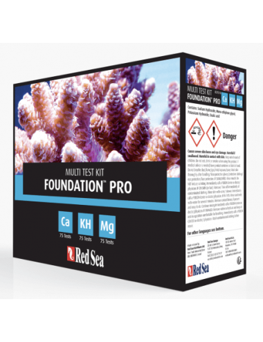 RODE ZEE - Reef Foundation Pro MultiTest-kit (Ca, KH, Mg)