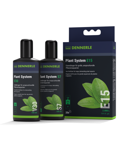 DENNERLE - Plant System Set - Fertilização para aquários plantados