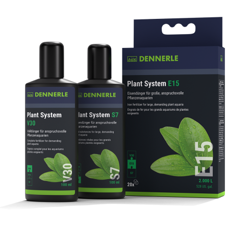 DENNERLE - Plant System Set - Fertilisation pour aquariums plantés