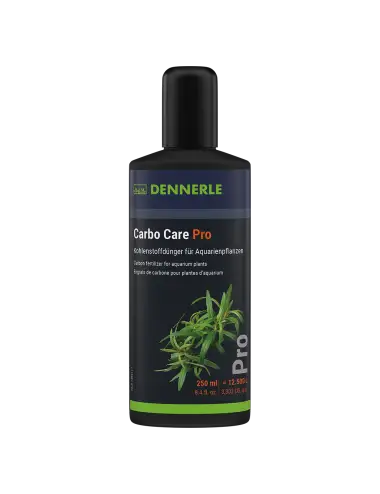 DENNERLE - Carbo Care Pro - 250 ml - Ogljikovo gnojilo za akvarij