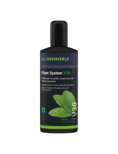 DENNERLE - Plant System V30 - 250 ml - Komplettdünger für große Aquarien
