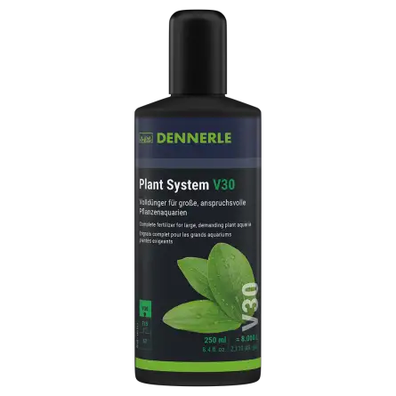 DENNERLE - Plant System V30 - 250 ml - Fertilizante completo para grandes acuarios DENNERLE - Plant System V30 - 250 ml - Fertilizante completo para grandes acuarios