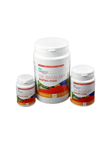 DR. BASSLEER - Biofish food gse/moringa 60g - Nourriture pour poisson tropicaux marin et eau douce - M