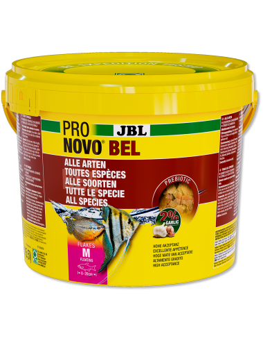 JBL - Pronovo bel - Flackes M - 5,5l - Alimento em flocos para peixes de 8 a 20 cm