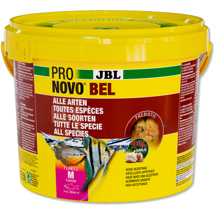 JBL - Pronovo bel - Flackes M - 5.5l - Aliment en flocons pour poissons de 8 à 20 cm