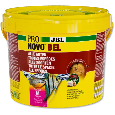 JBL - Pronovo bel - Flackes M - 5.5l - Aliment en flocons pour poissons de 8 à 20 cm JBL - Pronovo bel - Flackes M - 5.5l - Aliment en flocons pour poissons de 8 à 20 cm