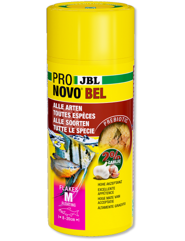 JBL - Pronovo bel Flackes M - 250ml - Flake food for fish from 8 to 20 cm