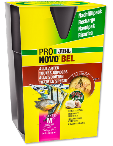 JBL - Pronovo bel Flackes M - 750ml - Flockenfutter für Fische von 8 bis 20 cm