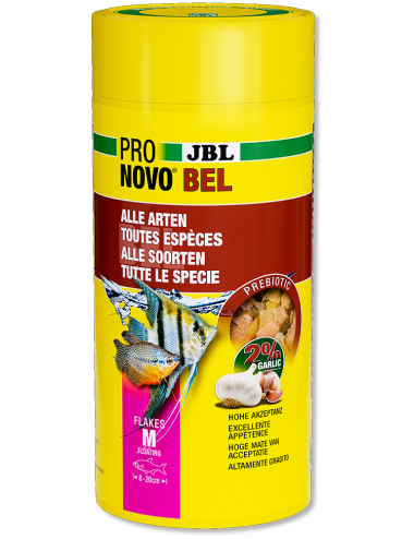 JBL - Pronovo bel Flackes M - 1000 ml - Hrana v kosmičih za ribe od 8 do 20 cm