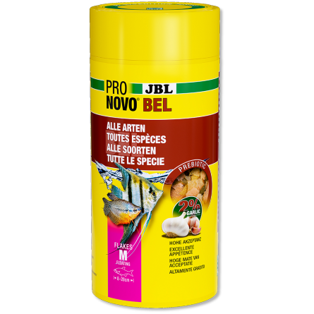 JBL - Pronovo bel Flackes M - 1000 ml - Vlokkenvoer voor vissen van 8 tot 20 cm JBL - Pronovo bel Flackes M - 1000 ml - Vlokkenvoer voor vissen van 8 tot 20 cm