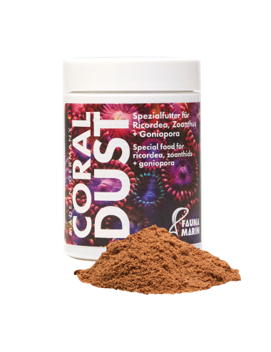 FAUNA MARIN - Coral Dust - 100ml - Food for Zoanthus, Ricordea and LPS