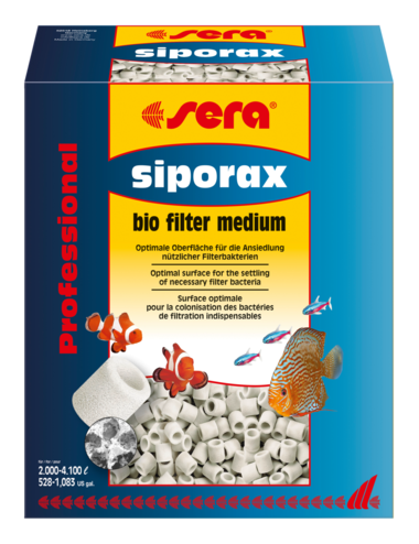 SERA - Siporax Professional 15mm - 10l - Cerâmica de filtração