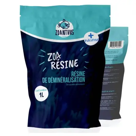 Zoanthus.fr - Résine de déminéralisation avec Indicateur de saturation - 1L Zoanthus.fr - Résine de déminéralisation avec Indicateur de saturation - 1L