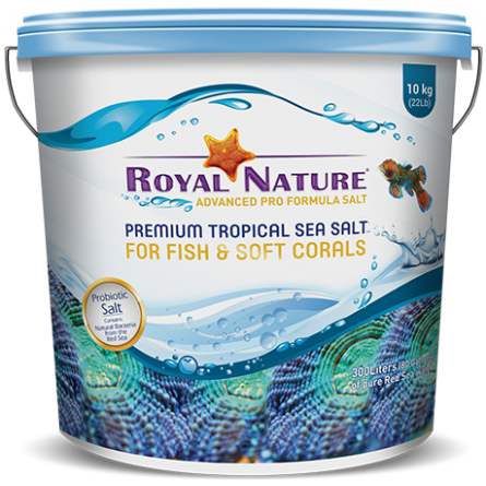 ROYAL NATURE - Premium Sea Salt - 10kg bucket - Natural salt for reef aquarium