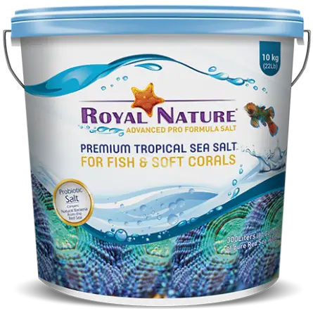 ROYAL NATURE - Sal Marinho Premium - Balde de 10kg - Sal natural para aquário de recife ROYAL NATURE - Sal Marinho Premium - Balde de 10kg - Sal natural para aquário de recife