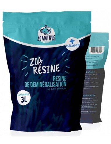Zoanthus.fr - Resina desmineralizante com indicador de saturação - 3L