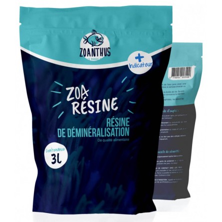 Zoanthus.fr - Entmineralisierungsharz mit Sättigungsindikator - 3L Zoanthus.fr - Entmineralisierungsharz mit Sättigungsindikator - 3L