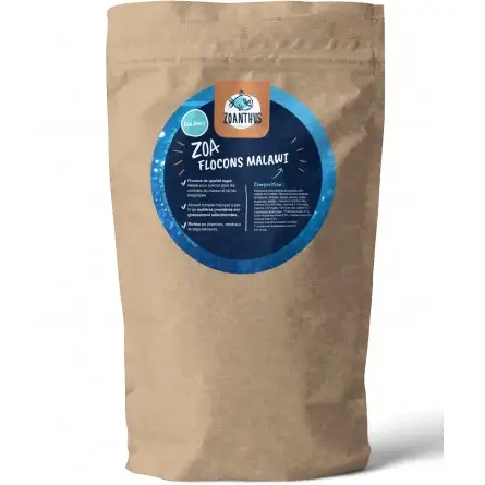 Zoanthus.fr - Flocons Malawi - 5l - Flocons premium pour poissons cichlidés Zoanthus.fr - Flocons Malawi - 5l - Flocons premium pour poissons cichlidés