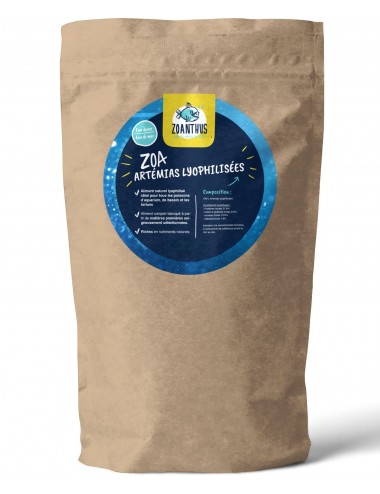 Zoanthus.fr - Artémias Lyophilisées - 5l - Flocons premium pour poissons