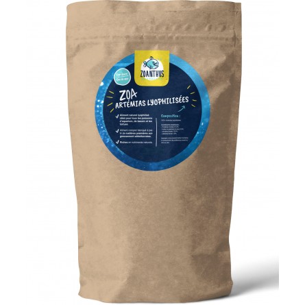 Zoanthus.fr - Lyophilisierte Artemia - 5l - Premium-Flocken für Fische