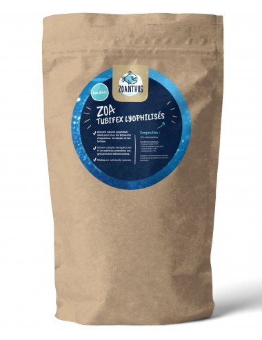 Zoanthus.fr - Tubifex liofilizzato - 5l - Cibo liofilizzato per pesci e tartarughe
