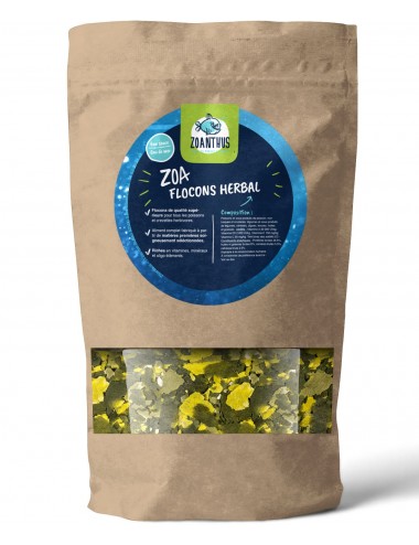 Zoanthus.fr – Kräuterflocken – 500 ml – Premium-Flocken für pflanzenfressende Fische