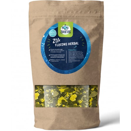 Zoanthus.fr - Herbal Flakes - 500ml - Flocos premium para peixes herbívoros Zoanthus.fr - Herbal Flakes - 500ml - Flocos premium para peixes herbívoros