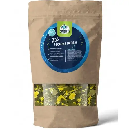 Zoanthus.fr – Kräuterflocken – 500 ml – Premium-Flocken für pflanzenfressende Fische Zoanthus.fr – Kräuterflocken – 500 ml – Premium-Flocken für pflanzenfressende Fische