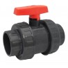 Ball valve diam. 32mm double union FF