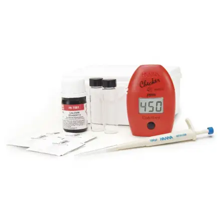Hanna Instruments - Mini fotómetro comprobador de calcio - Ca - HI758 Hanna Instruments - Mini fotómetro comprobador de calcio - Ca - HI758