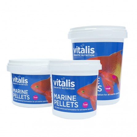 VITALIS - Marine Pellets 1mm - 70g - Aliment pour poissons marins