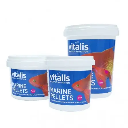 VITALIS - Marine Pellets 1mm - 70g - Mangime per pesci marini VITALIS - Marine Pellets 1mm - 70g - Mangime per pesci marini