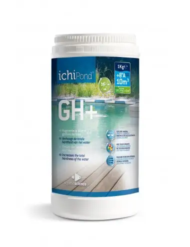 ICHIPOND - GH+ - 1kg - Tampón GH para estanque de jardín