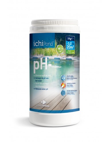 ICHIPOND - PH- - 1kg - Baisse du pH pour bassin de jardin