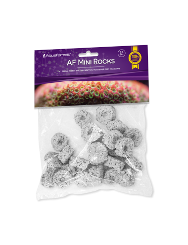 AQUAFOREST - AF Mini Rocks - 24 pz - Rocce per talee di corallo.