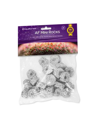 AQUAFOREST - AF Mini Rocks - 24 Stück - Steine für Korallenstecklinge.