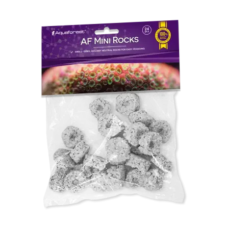 AQUAFOREST - AF Mini Rocks - 24 Stück - Steine für Korallenstecklinge. AQUAFOREST - AF Mini Rocks - 24 Stück - Steine für Korallenstecklinge.
