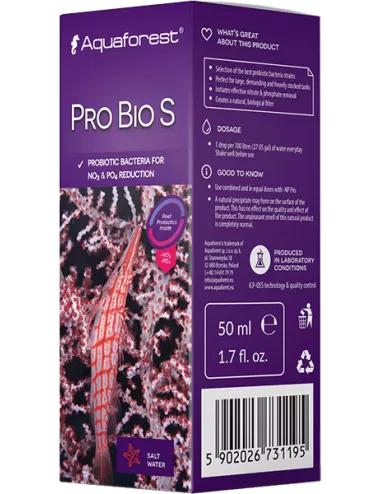 AQUAFOREST - Pro Bio S - 50ml - Eliminate nitrates and phosphates